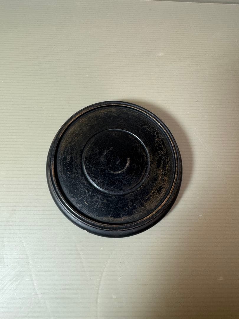 2864 小笠原長春　肥前国　鍋島　太白磁　環付　香炉　台座付