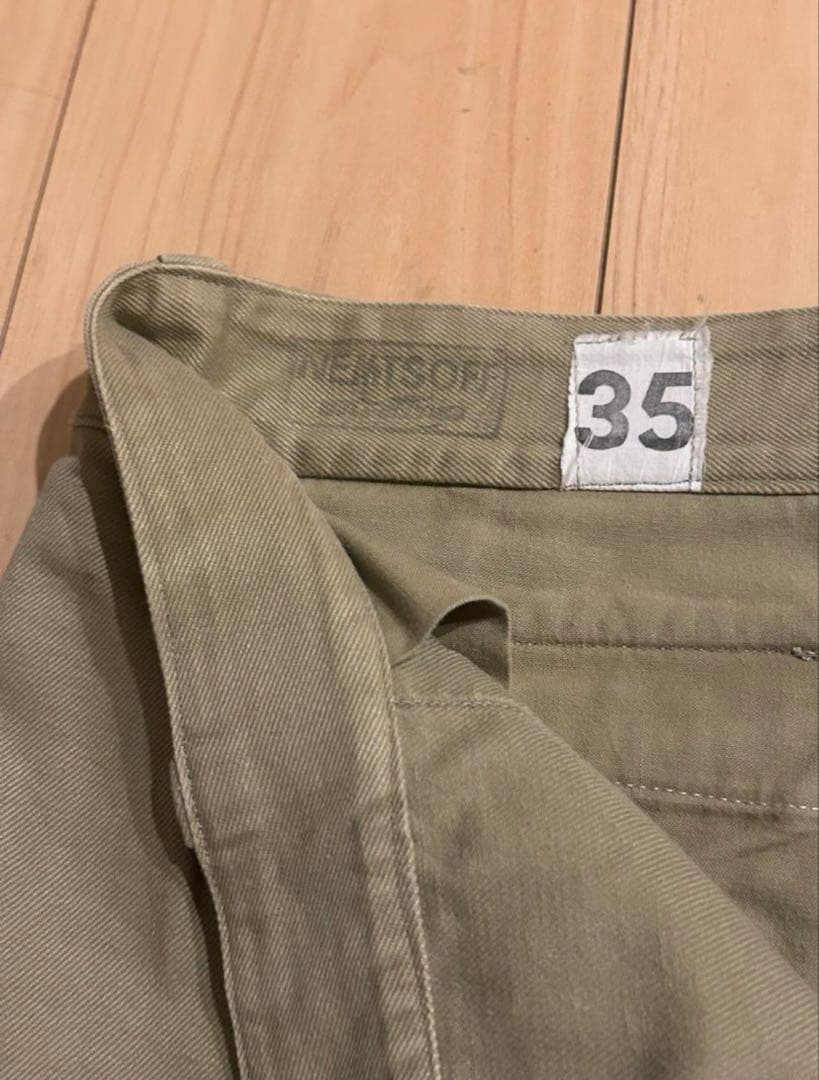 【SALE】フランス軍 名作 M52 チノパン 60s ビンテージ 後期 35