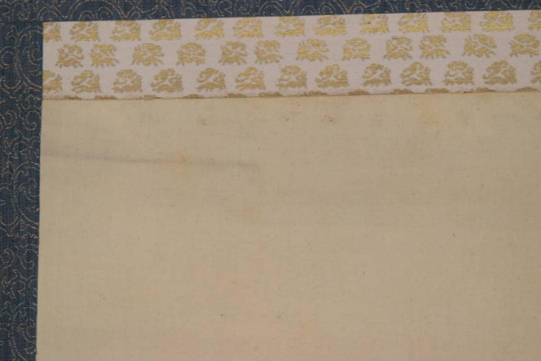 【真作】上田万秋/上田満秋/柳人物図/掛軸/名家伝来/AA-930