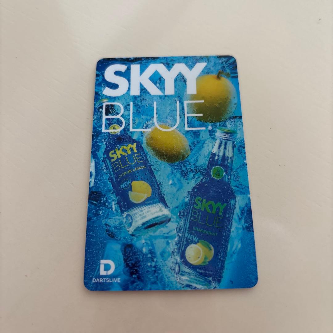 【限定・非売品】DARTSLIVEカード Sky Blueスカイブルーコラボカー