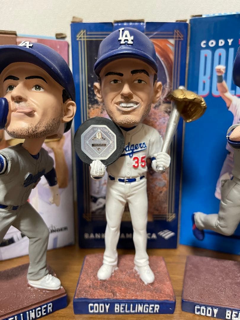 ロサンゼルスドジャース　コディ・ベリンジャー　ボブルヘッド5体セット　大谷翔平