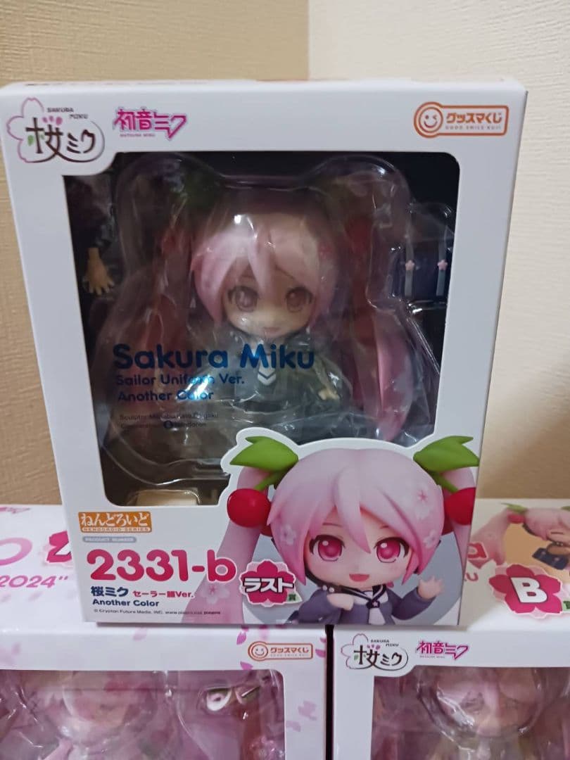 一番くじ 桜ミク A賞 B賞 ラストワン フィギュアセット ねんどろいど　コンプ