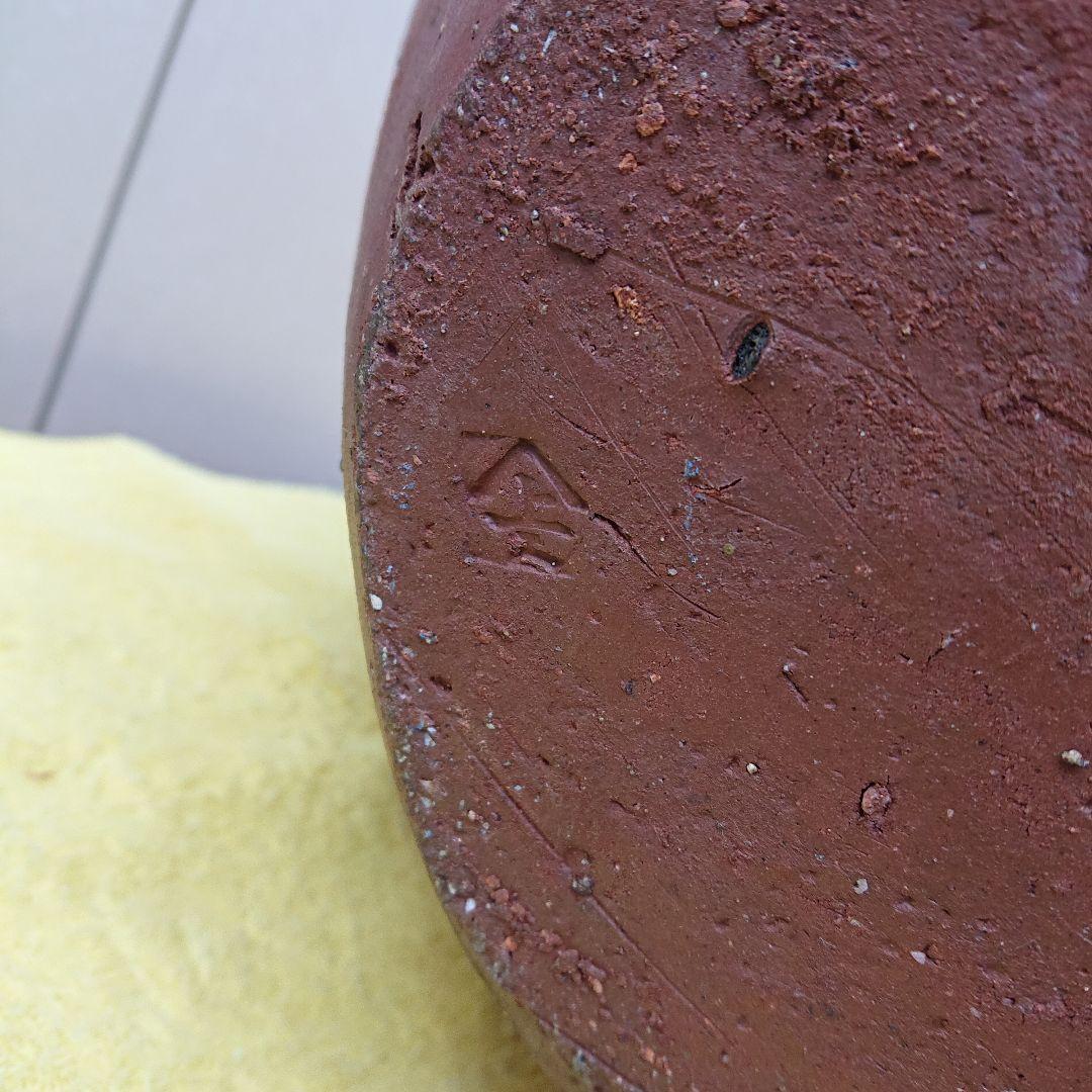 備前焼、古壺、四耳あり、印上