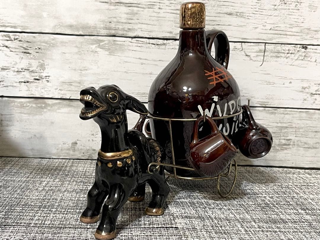 WILDCAT JUICE ビンテージ　デカンタボトル　置物　1950〜1960