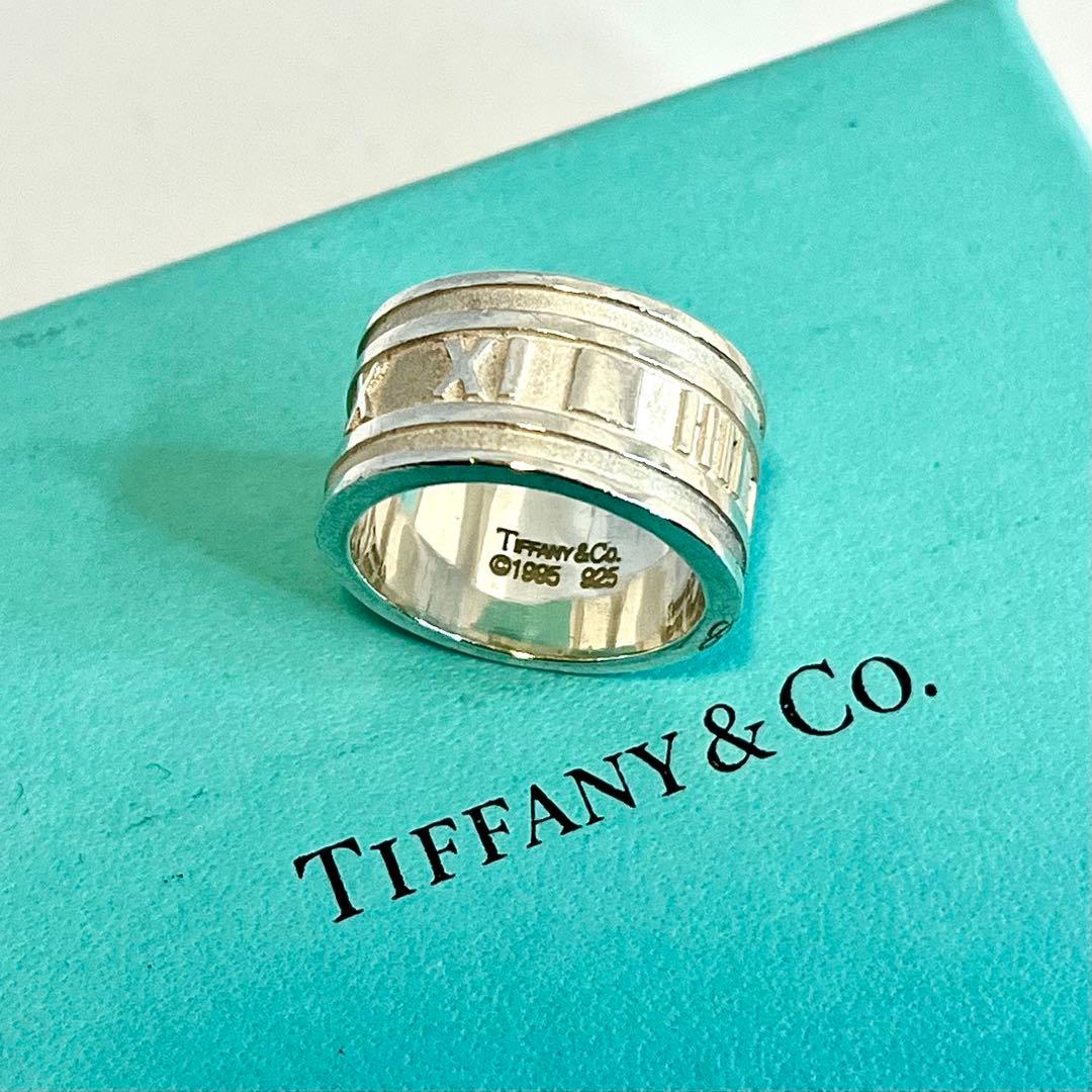 ティファニー アトラスリング ワイドリング ワイド リングシルバー925 14号