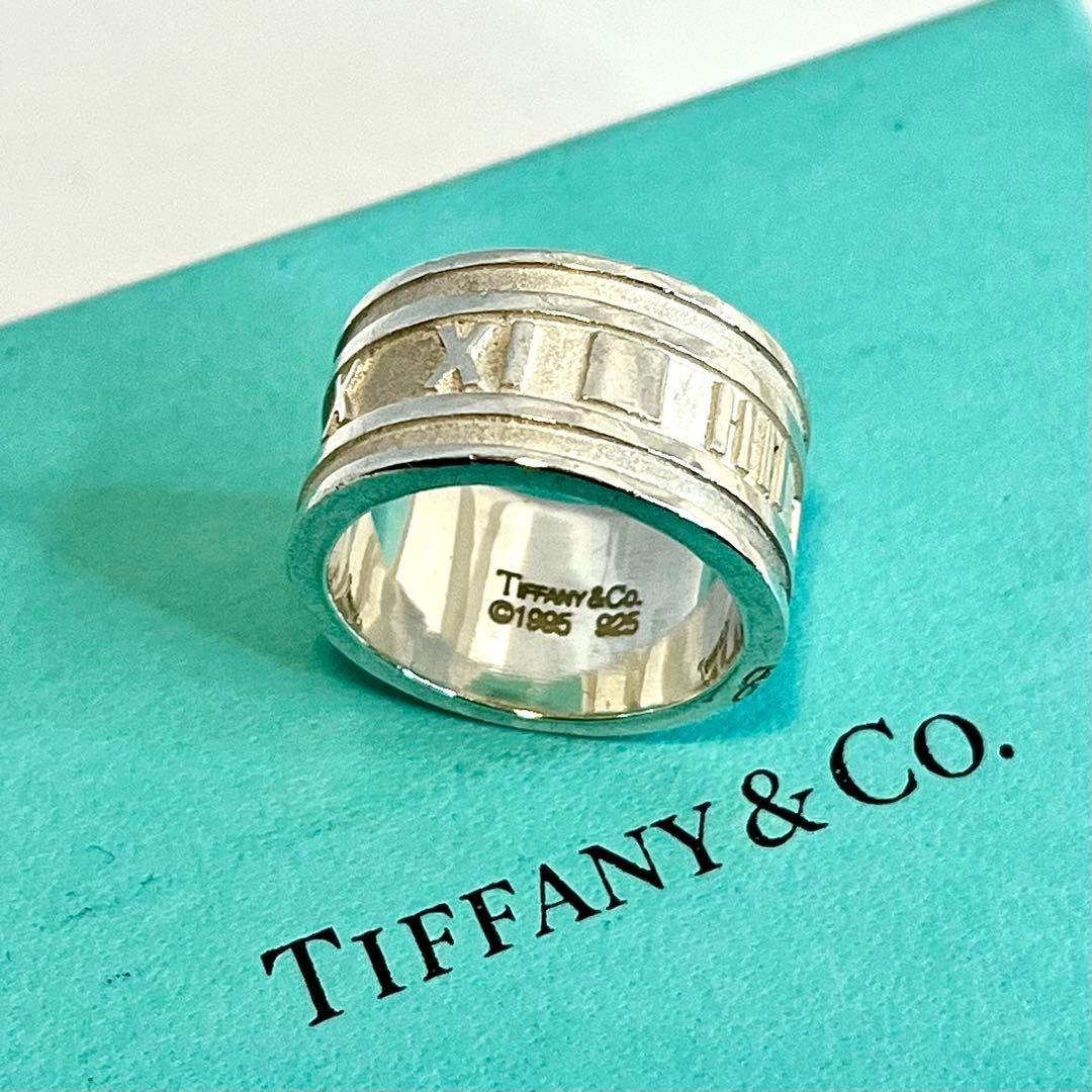 ティファニー アトラスリング ワイドリング ワイド リングシルバー925 14号