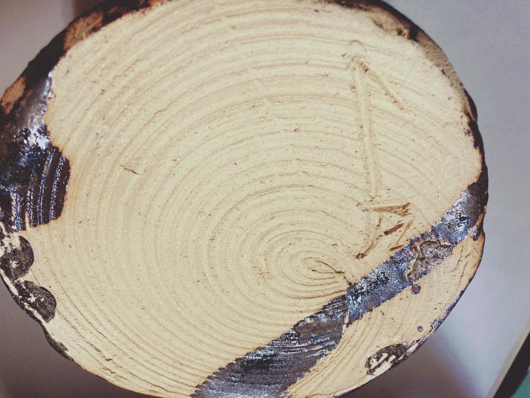 【値下げ】 奥磯太覚 鉄釉 美濃焼 水差 替蓋付 【真作保証】