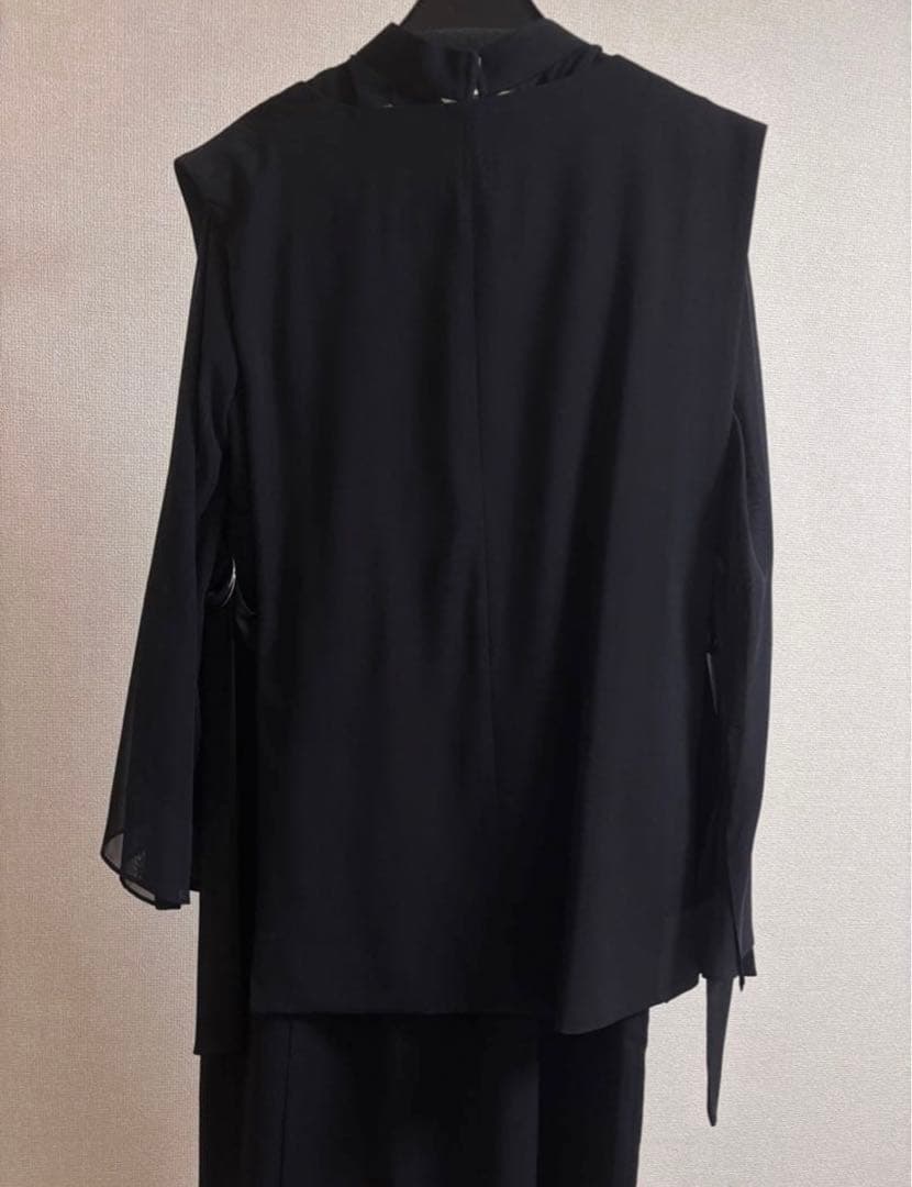 プールヴー　atloスリットスリーブジレ付きワンピース　Lサイズ