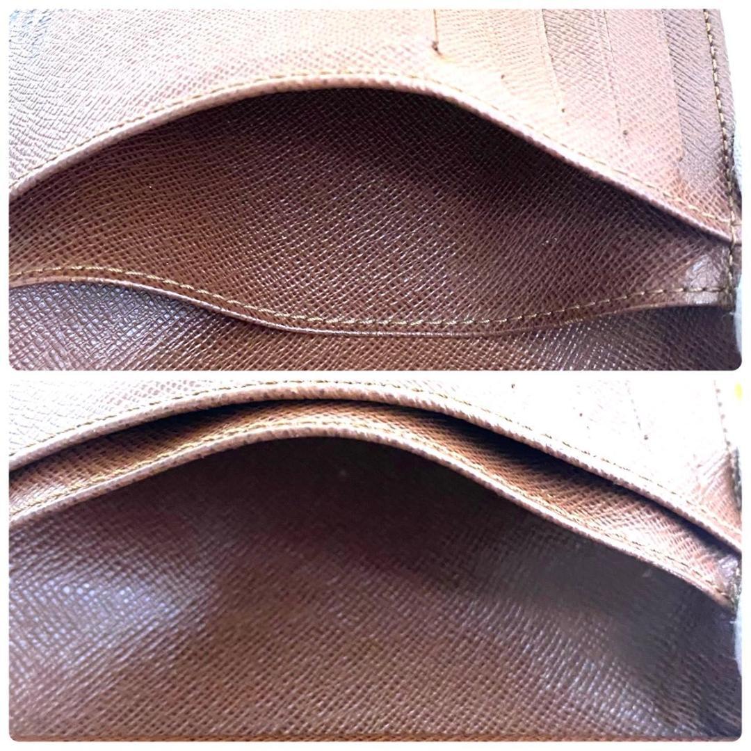 ルイ ヴィトン◎モノグラム ヴィエノワ 二つ折り がま口 ブラウン 茶 男女兼用