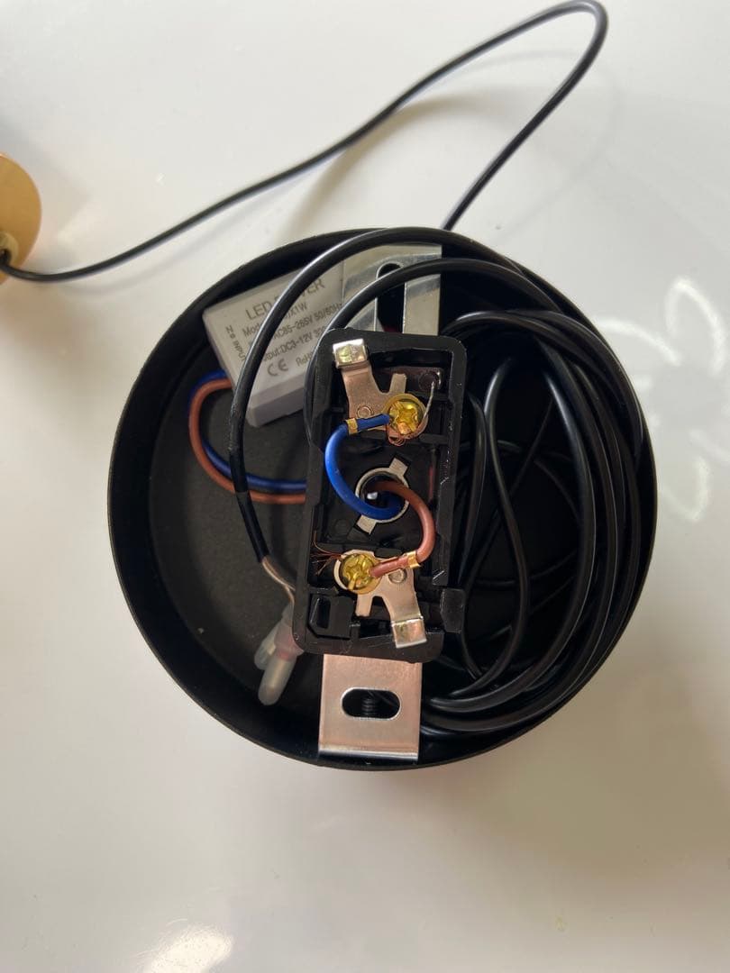 【新品未使用】ブラック・ゴールド ペンダントライト 3個セット