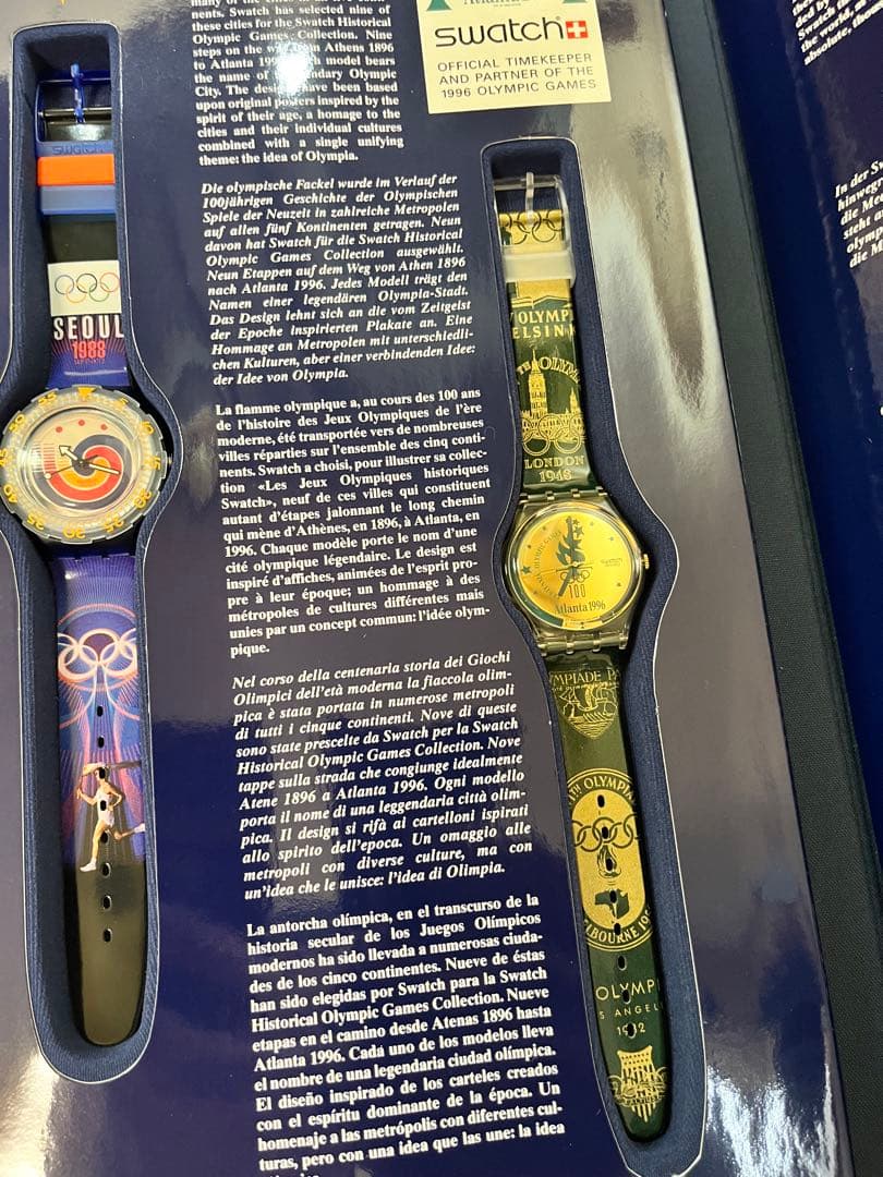マ*コ様 Swatch オリンピック100周年記念モデル