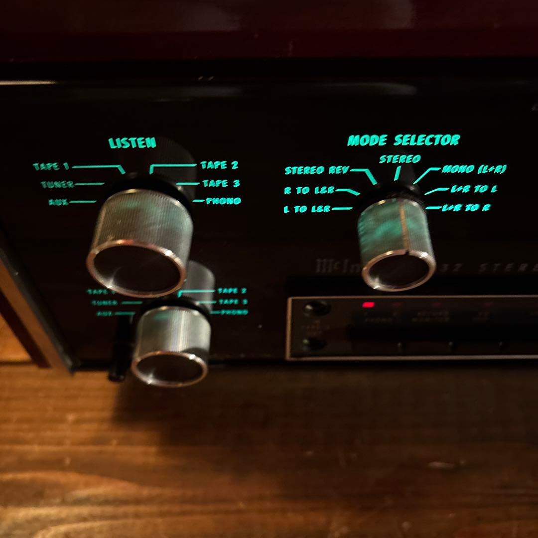 マッキントッシュC32プリアンプ当時定価¥780000