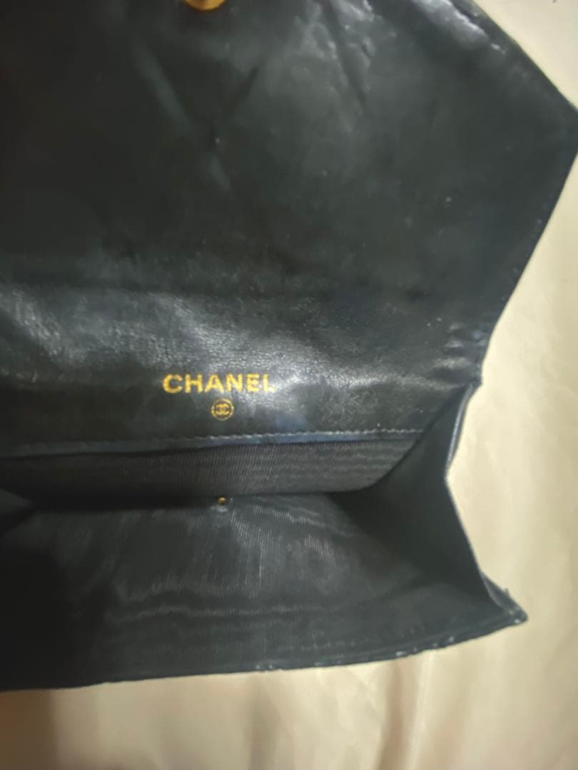 値下げしました　CHANEL シャネル　二つ折り　ビコローレ　コンパクト　財布