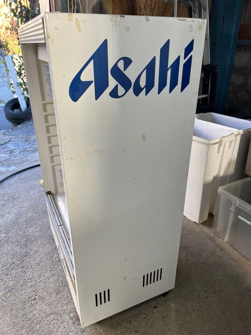 業務用 冷蔵ショーケース SANYO SMR-76 Asahiロゴ入り 店舗用
