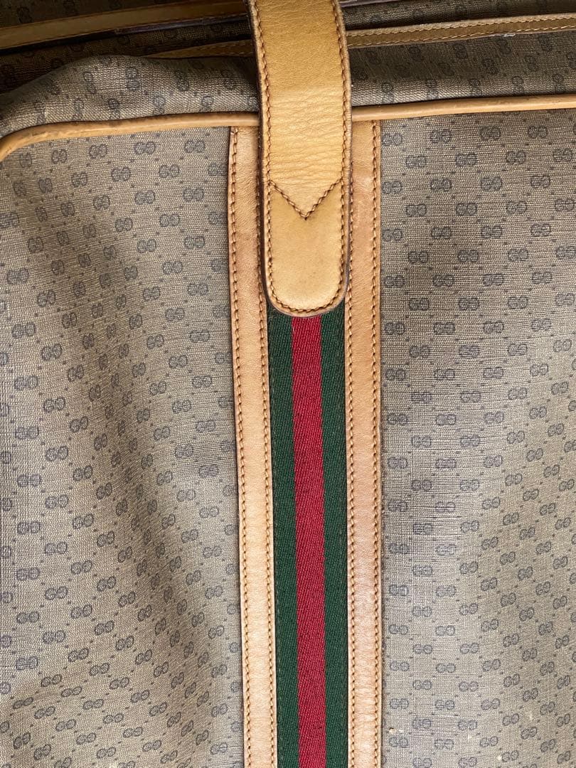 【希少品】オールドグッチ シェリーライン GGスプリーム トラベルバッグ