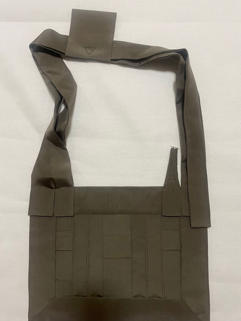 【tucci】正絹　臨済宗　1尺絡子（苔色・チャコールグレー）