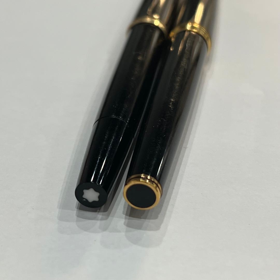 モンブラン+パイロット万年筆 2本セット ペン先k18 MONTBLANC