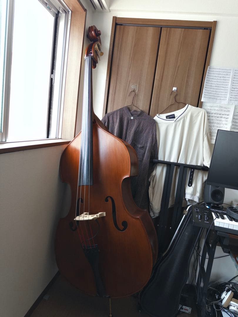 自宅用Gliga Gems Ⅱ G/Cコントラバス(国内4/4サイズ)