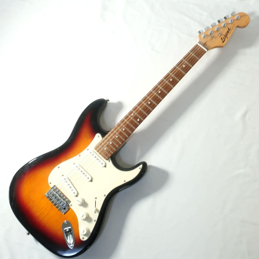 Legend ストラトキャスタータイプ エレキギター 3トーンブラウン