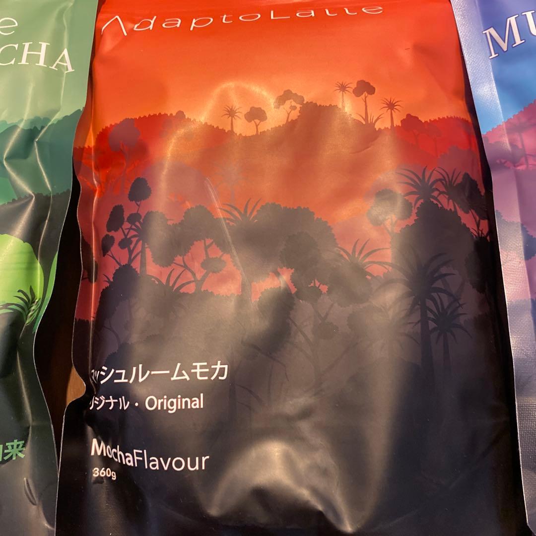 AdaptoLatte マッシュルームラテ 3種セット 抹茶・モカ・ココア