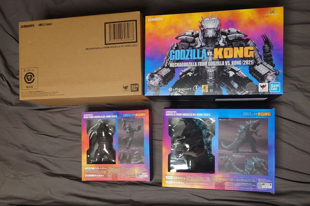 S.H.MonsterArts ゴジラvsコング 3点セット