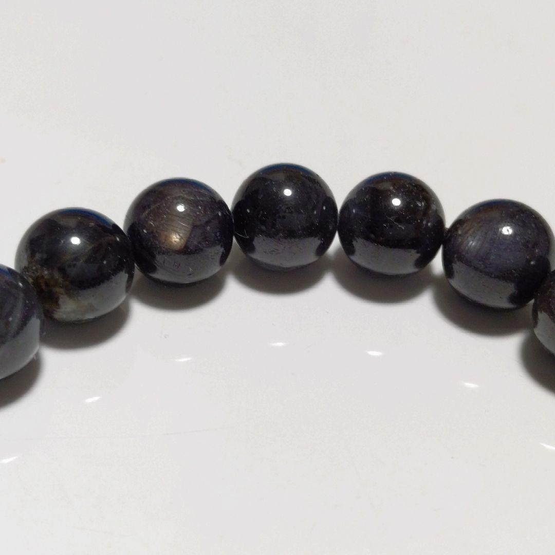 【9月SALE】ブラックスター サファイア ブレスレット 天然石 パワーストーン