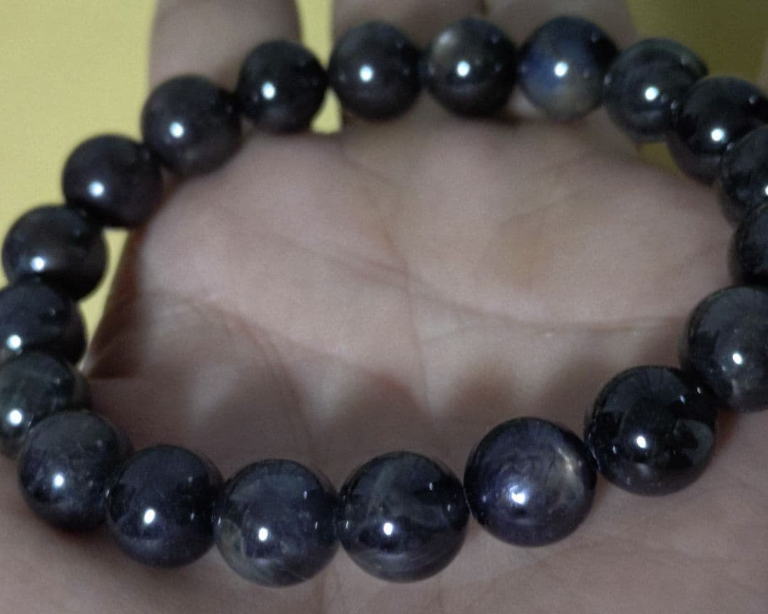 【9月SALE】ブラックスター サファイア ブレスレット 天然石 パワーストーン