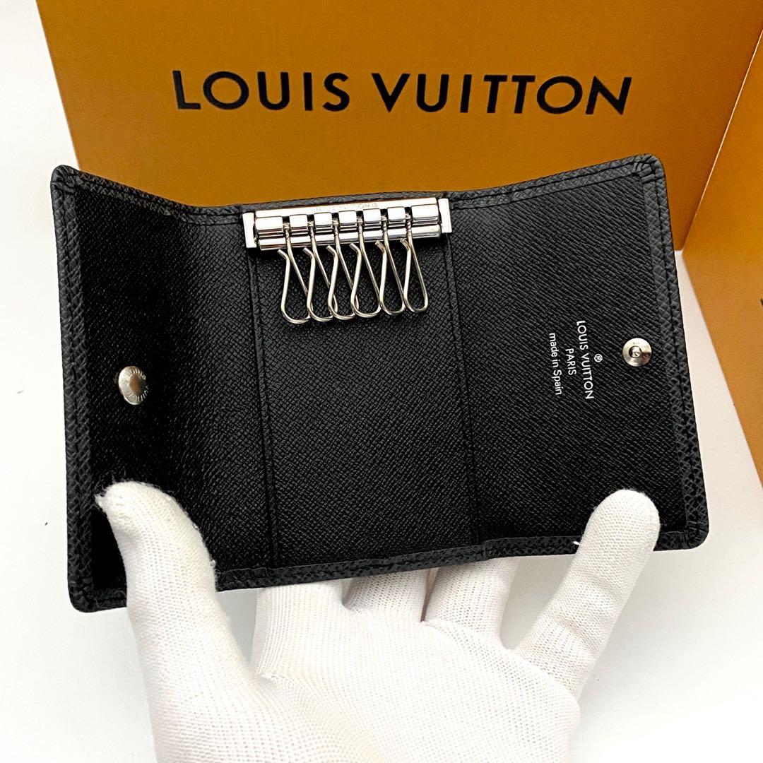 未使用品　ルイヴィトン　タイガ　キーケース　ミュルティクレ6 黒