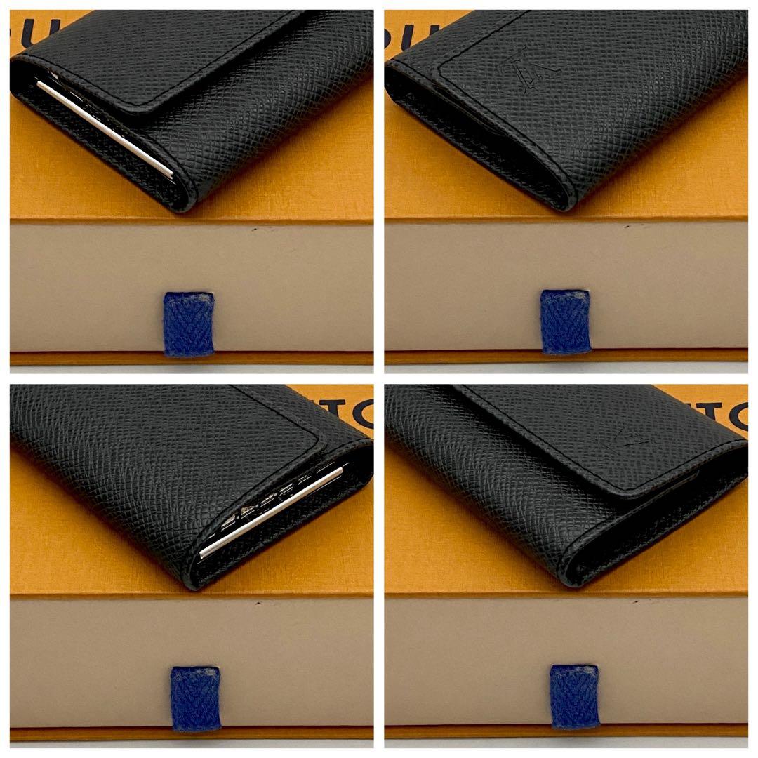 未使用品　ルイヴィトン　タイガ　キーケース　ミュルティクレ6 黒