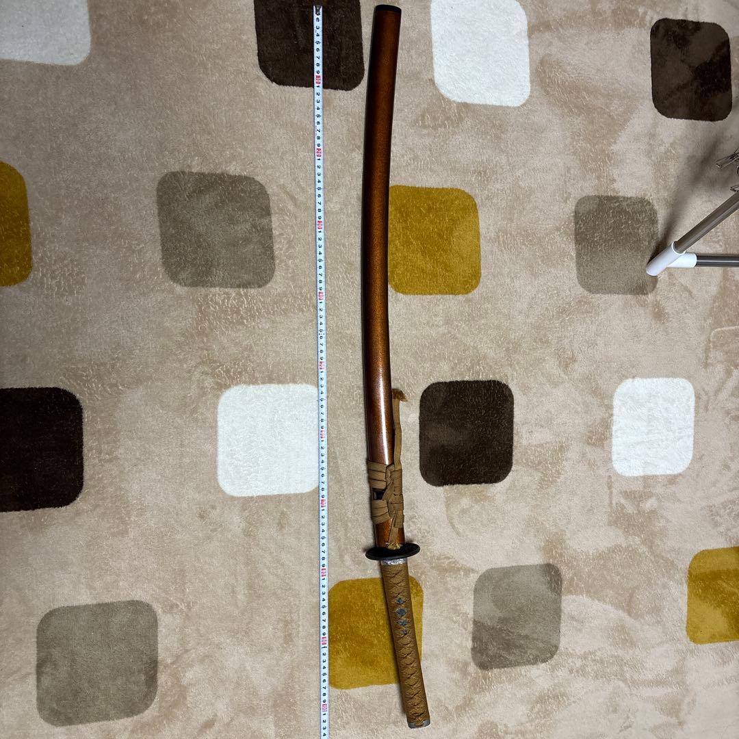 模造刀　全長70センチ　全長100センチ 刀2本　プラス　刀置きセット