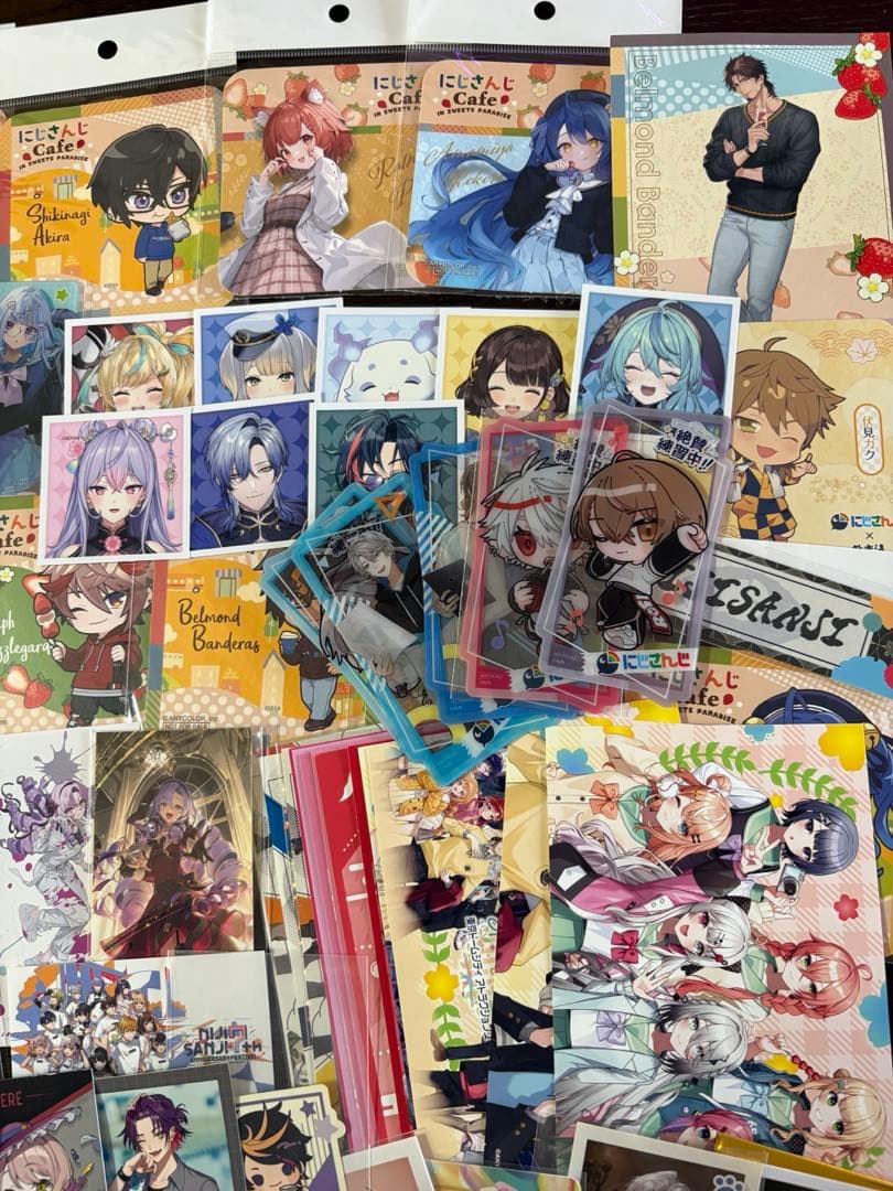 アニメグッズ にじさんじ　紙類　紙雑貨　大量　まとめ売り