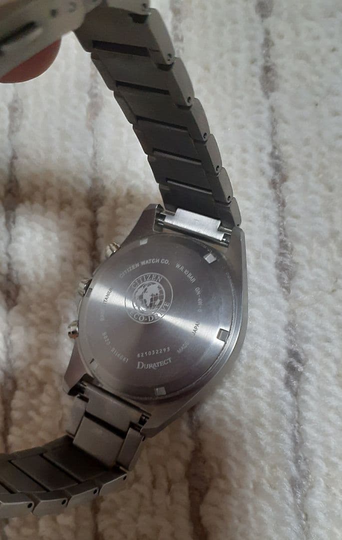 シチズン アテッサ エコドライブ(Eco-Drive)クロノグラフ　16cm