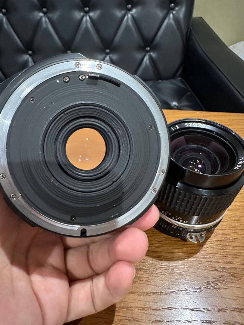 pentax 67 55mm と nikon 28mm レンズセット