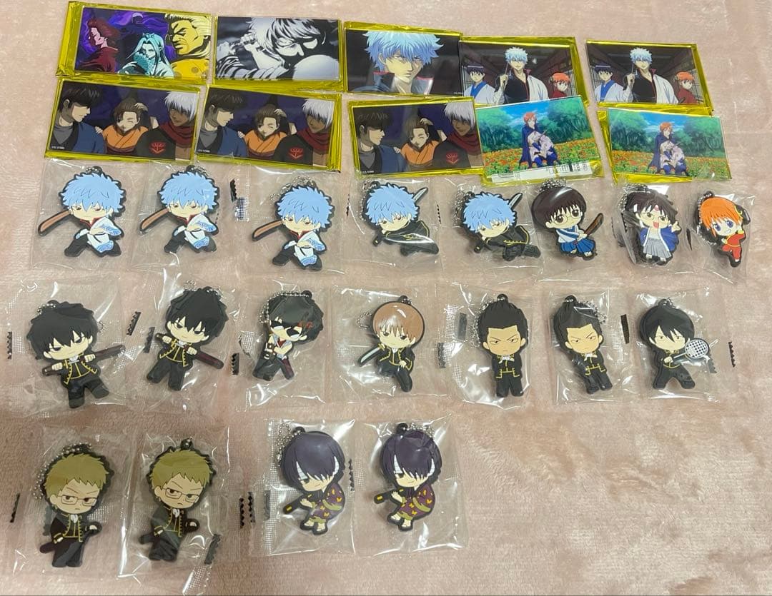 【バラ売り可】銀魂 フィギア 缶バッジ ファイル ラバーチャーム 坂田銀時 土方