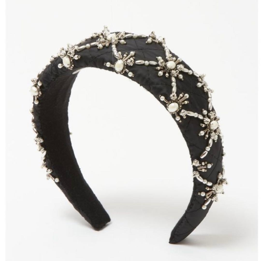 tanakadaisuke タナカダイスケ ビーズ刺繍カチューシャ