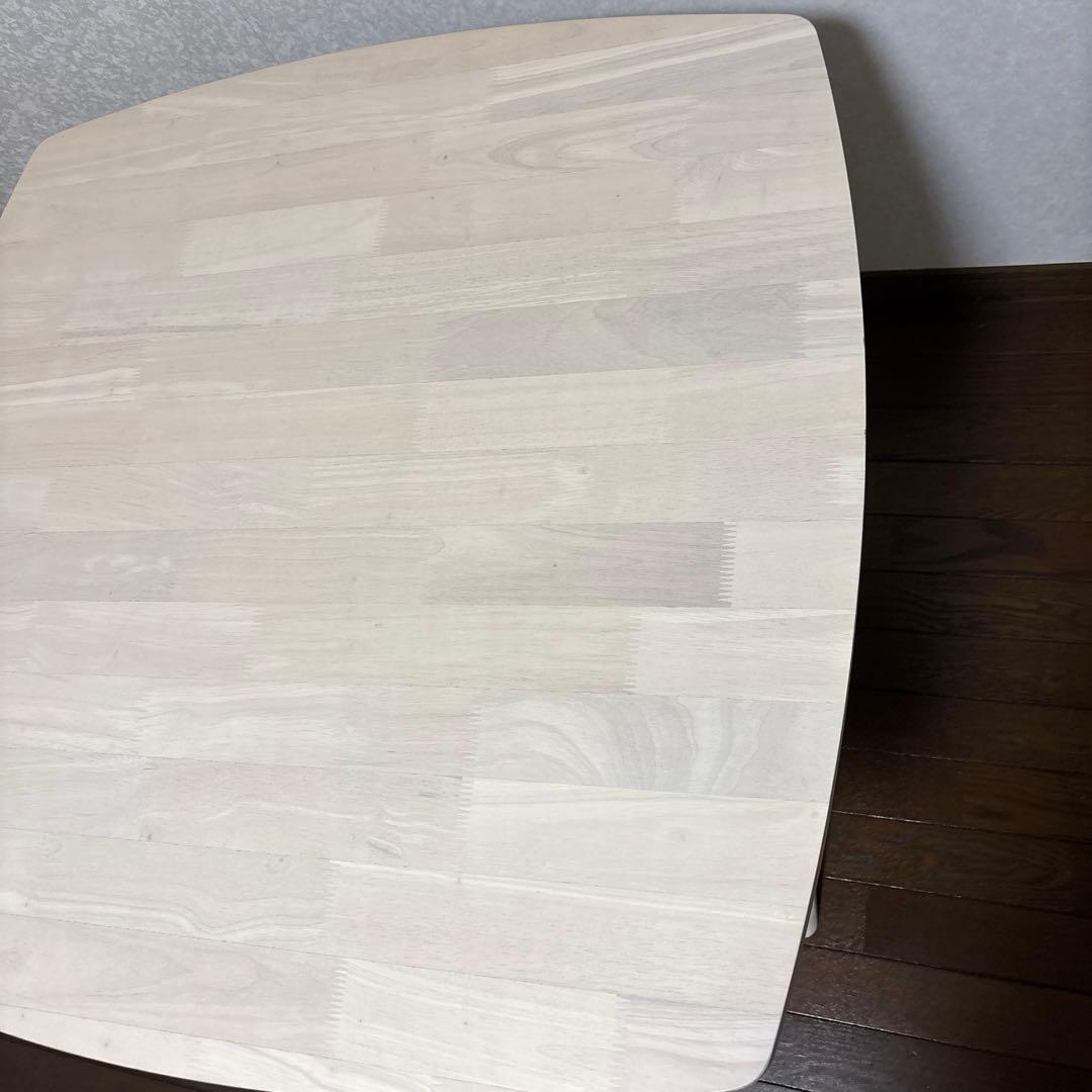 【美品】ニトリ リビングダイニングテーブル リラックスワイド ホワイト