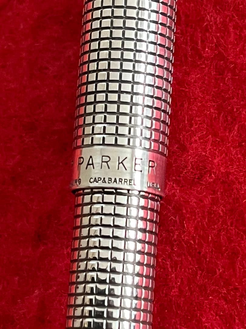 パーカー75ボールペン シズレ スターリングシルバー ❗️リフィル新品‼️