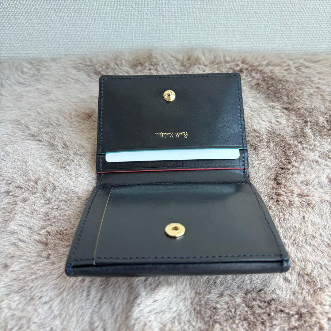 ★新品未使用　ポールスミス 黒 レザーケース　牛革