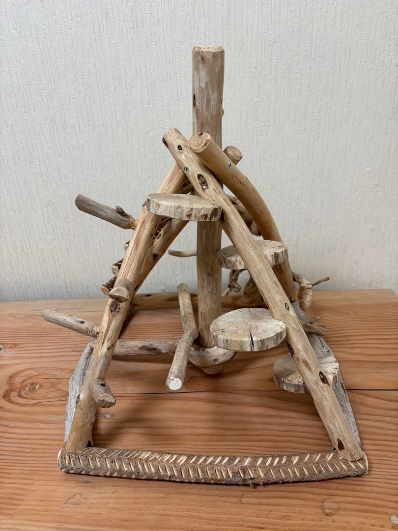 鳥インコ止まり木 流木吊り下げ式バードアスレチックバードジムバードトイパーチ