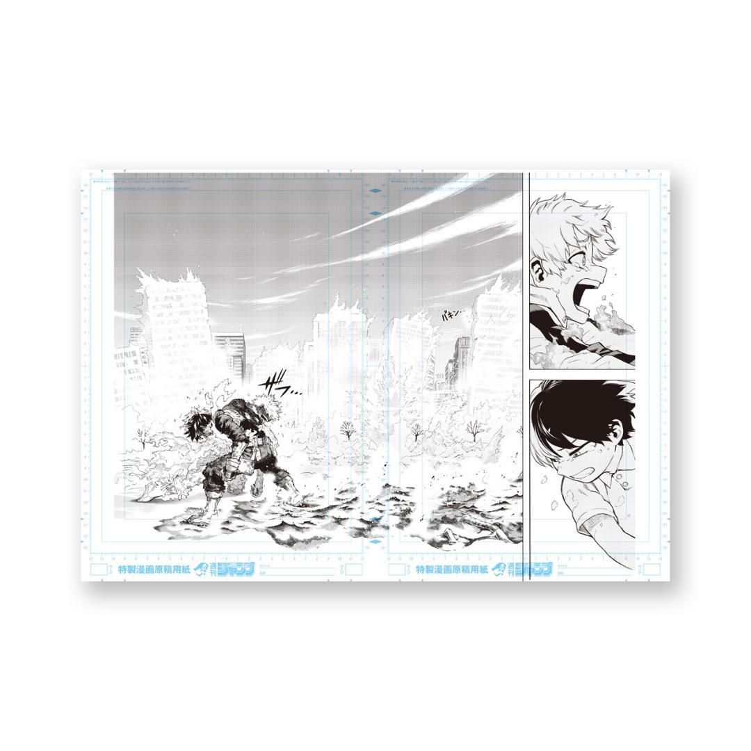 ヒロアカ原画展　ショート　ポスター＆原稿プリントセット