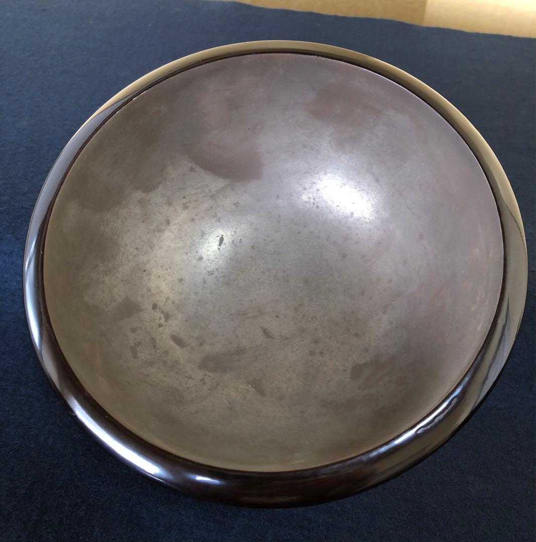 《R》懐石 酒器 蒔絵付 盃洗2客 深鉢 木製漆器 時代　250731F3