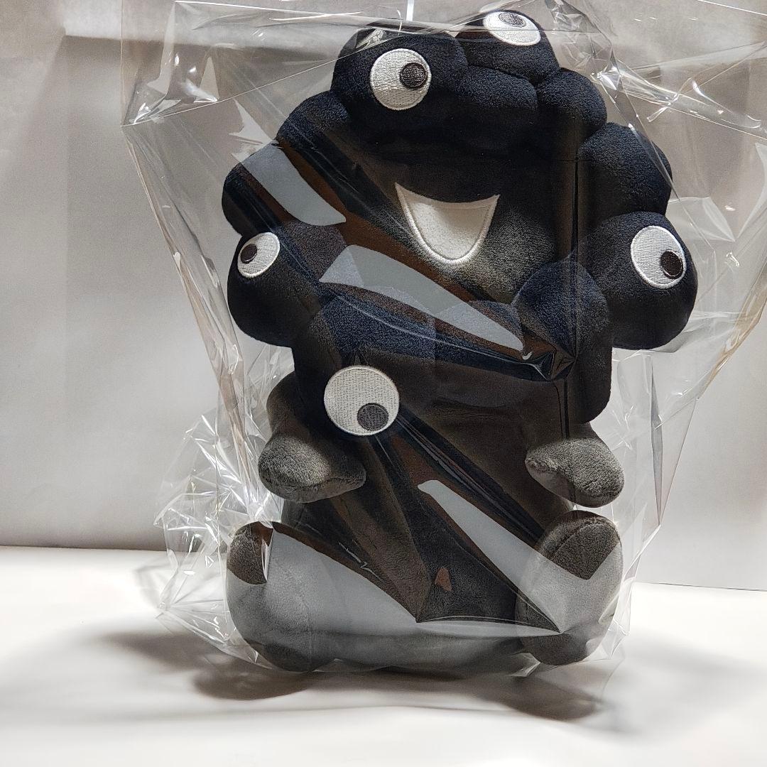 黒ミャクミャク お手玉風ぬいぐるみ黒 M