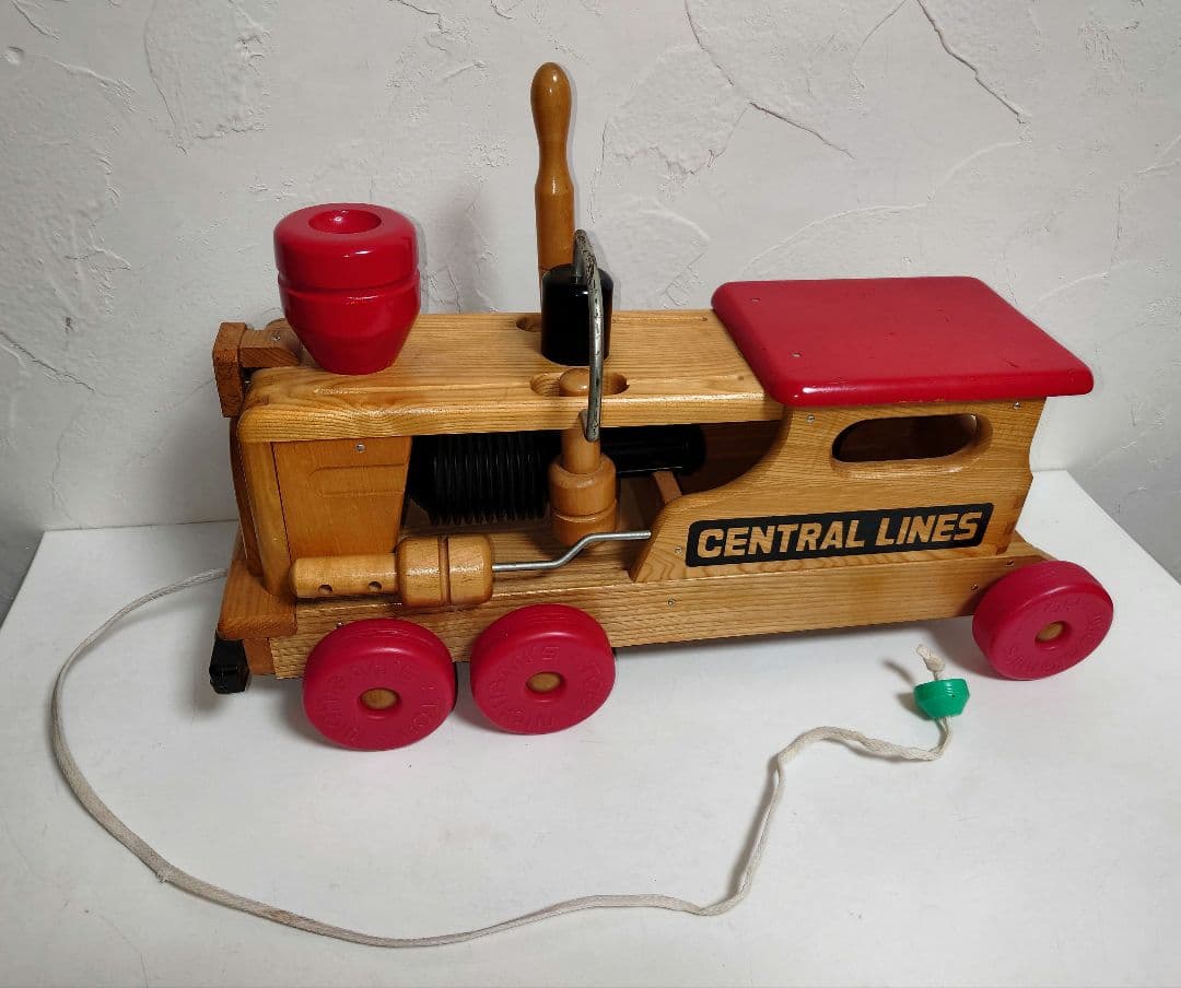 木製機関車 汽車 列車 NICHIGAN′S TOY CENTRAL LINES