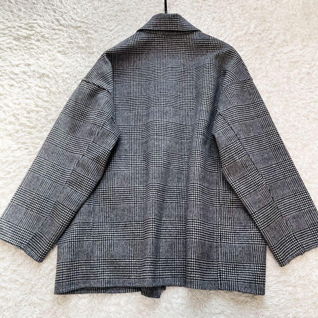 専用24年 BEAUTY&YOUTH リバーコート 千鳥格子 ダブルフェイス