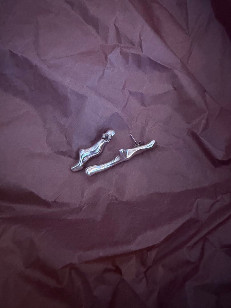 プリュイ pluie フスタピアス　シルバー