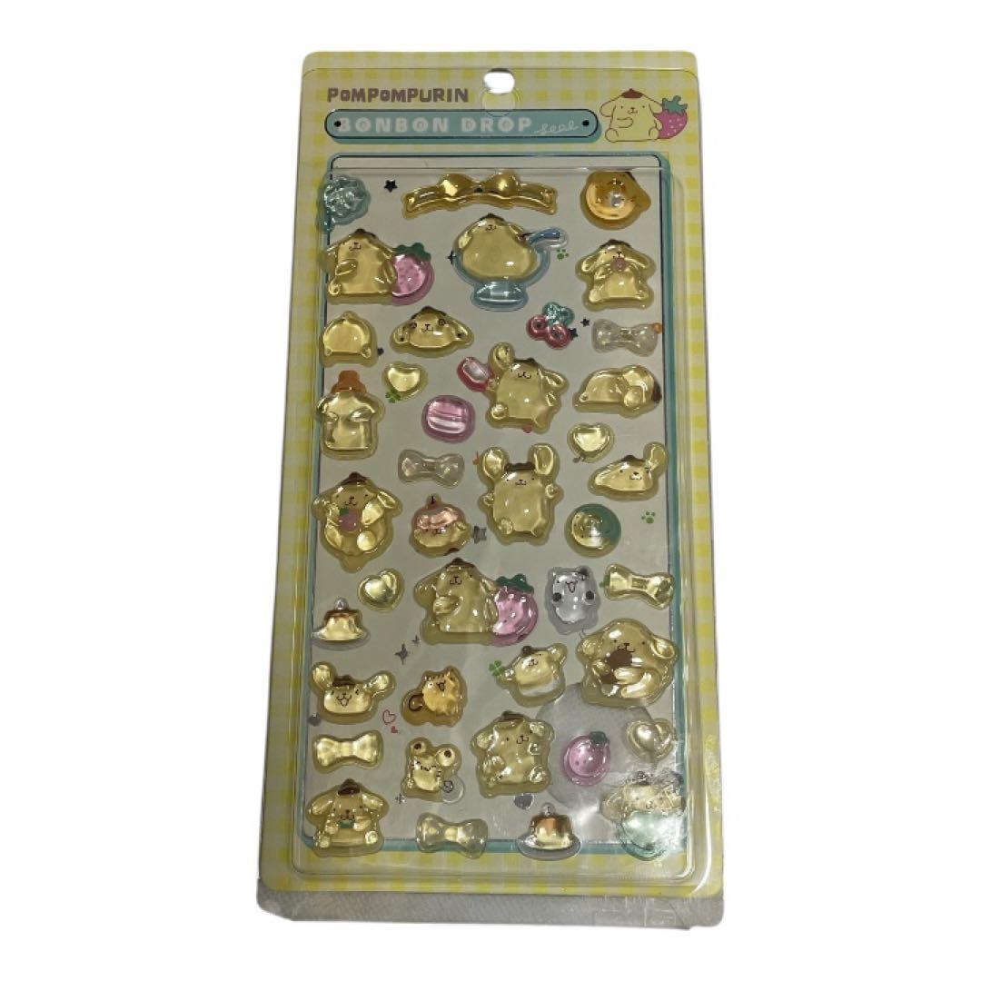 ✨️正規品✨️ボンボンドロップシール サンリオ ぷくぷく 立体 8枚セット キティ