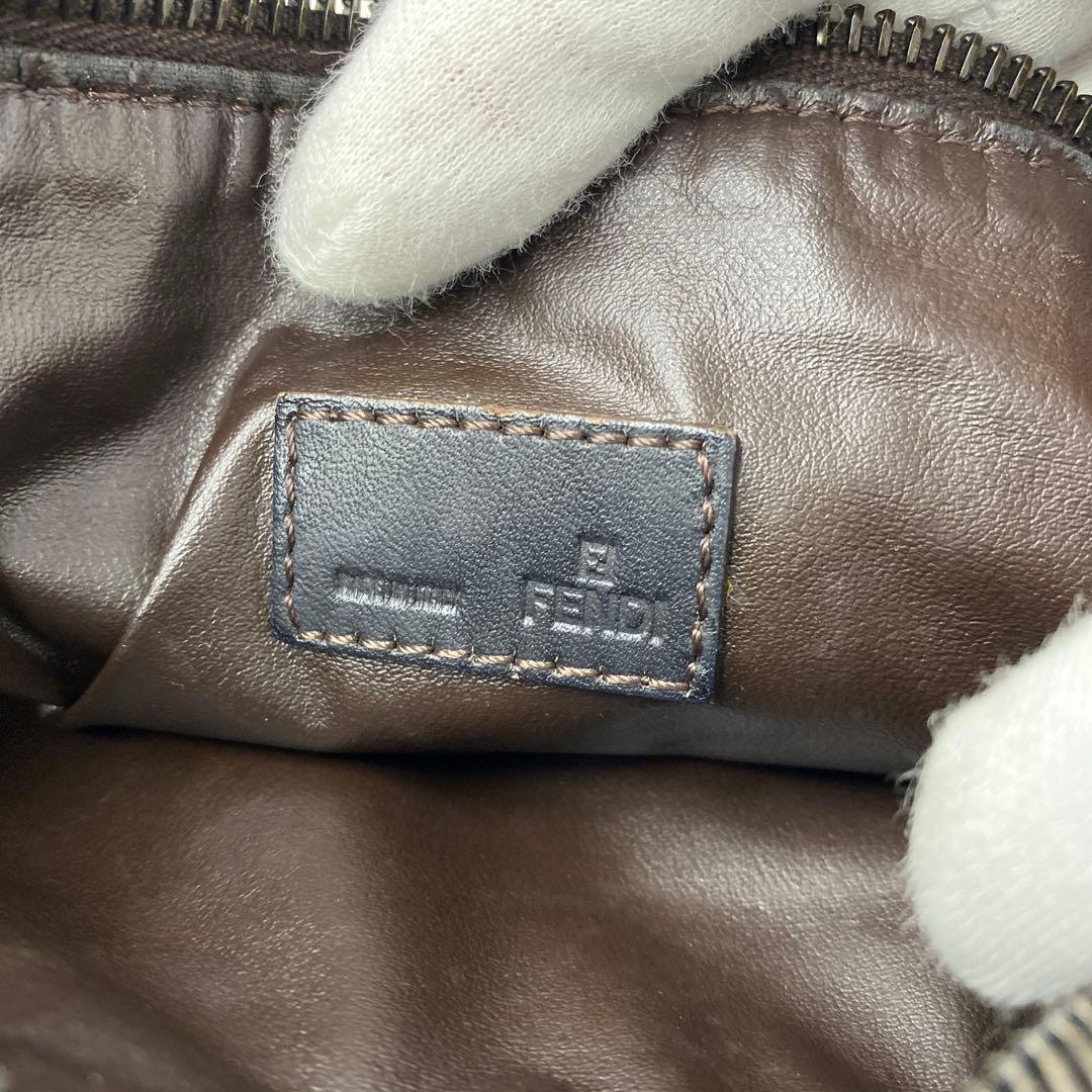 FENDI FFロゴ ハンドバッグ ブラウン