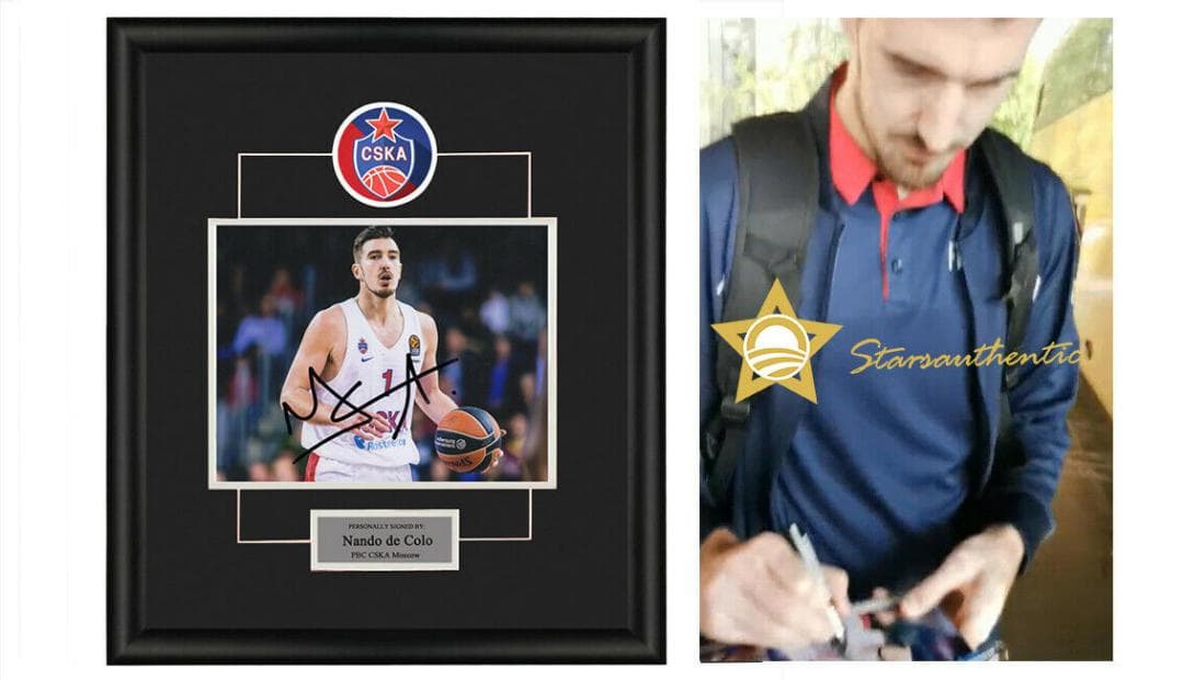 直筆サイン入り写真 ナンド・デ・コロ PBC CSKAモスクワ SA鑑定済
