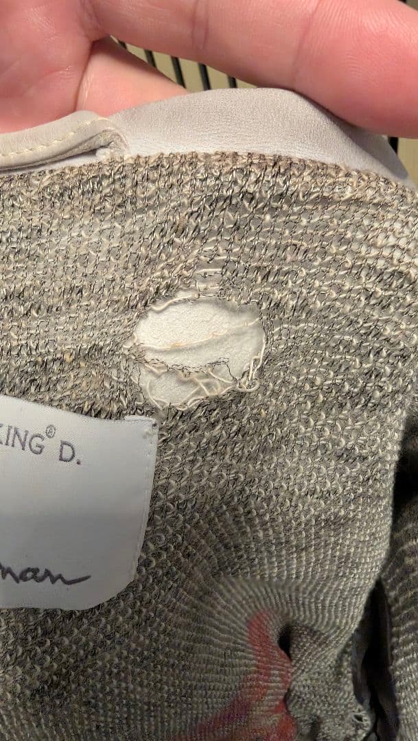 ロンハーマンMEATPACKING D シングルライダースジャケット ベージュM