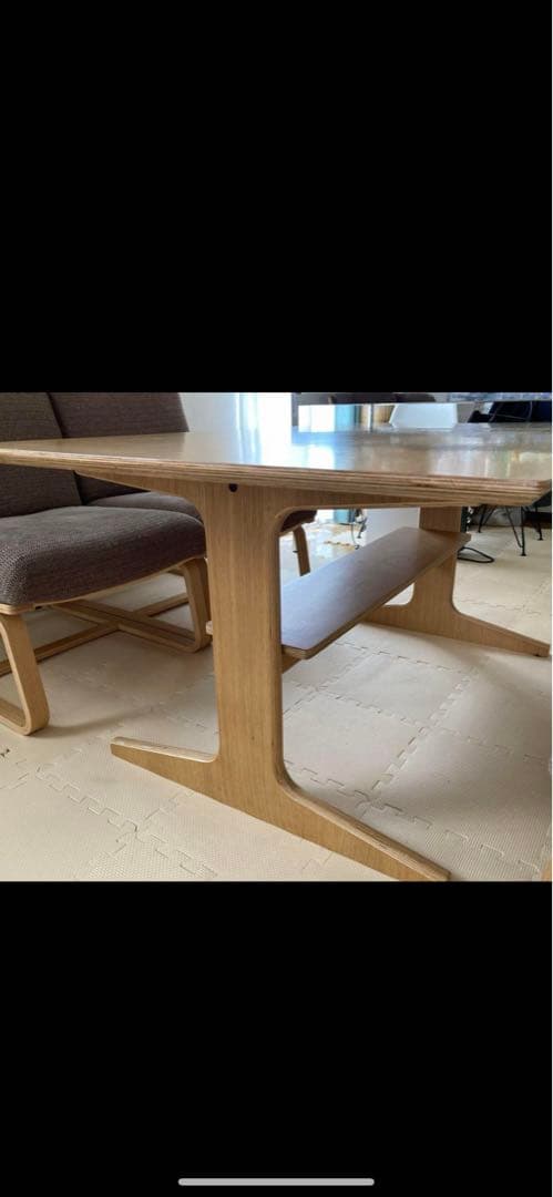 無印良品　リビングでもダイニングでも使えるテーブル・チェアセット